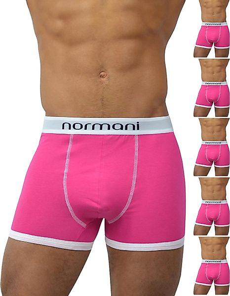 normani Retro Boxer 6 Stück Retro Boxershorts aus Baumwolle Unterhose aus a günstig online kaufen