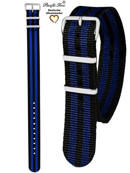 Pacific Time Uhrenarmband Wechselarmband Textil Nylon günstig online kaufen