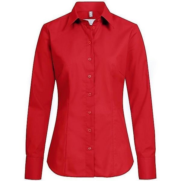 GREIFF Langarmbluse Greiff Corporate Bluse Damen BASIC Regular-Fit Rot günstig online kaufen