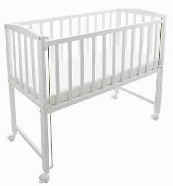 Babyhafen Beistellbett Stubenbett 3in1 Babybett mit Matratze (inkl. Rollen) günstig online kaufen