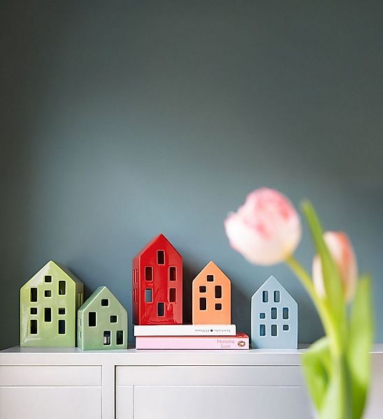 Remember Teelichthalter Teelichthäuser NYHAVN lime, Teelichthäuser NYHAVN l günstig online kaufen