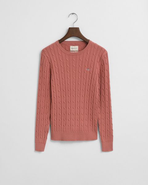 Gant Strickpullover STRETCH COTTON CABLE C-NECK günstig online kaufen