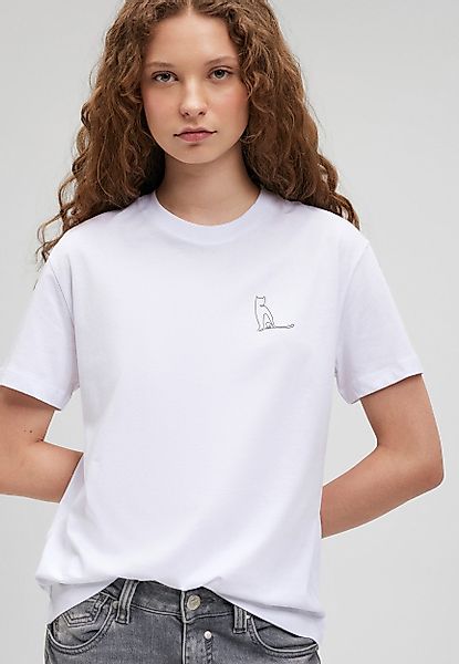 Mavi T-Shirt Rundhals Kurzarm Oberteil mit günstig online kaufen