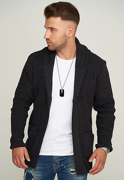 behype Strickjacke MKCARDY45 mit Schalkragen günstig online kaufen