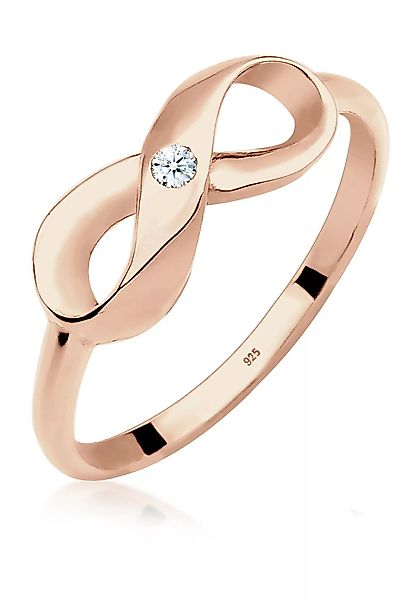 Elli DIAMONDS Verlobungsring "Infinity Unendlich Diamant 0.03 ct. 925 Silbe günstig online kaufen