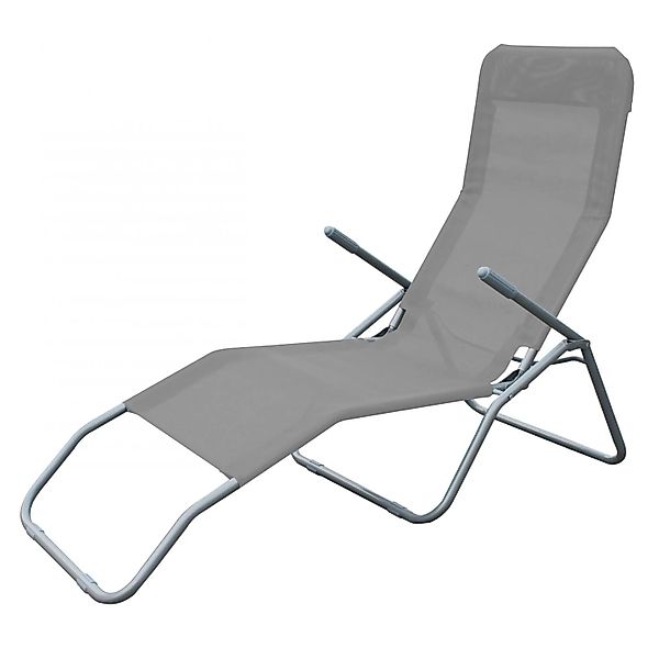 Lex Siestaliege Kippliege Sonnenliege Strandliege Gartenliege Klappbar Hell günstig online kaufen
