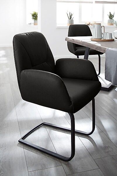 W.SCHILLIG Freischwinger »ole« () Gestell in Schwarz pulverbeschichtet günstig online kaufen