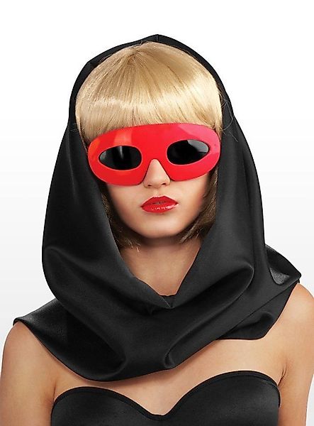 Rubie´s Kostüm Lady Gaga Sonnenbrille rot, Original lizenziertes Lady Gaga günstig online kaufen