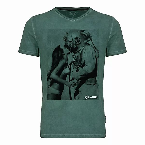 Vintage Diver Herren V-neck T-shirt günstig online kaufen