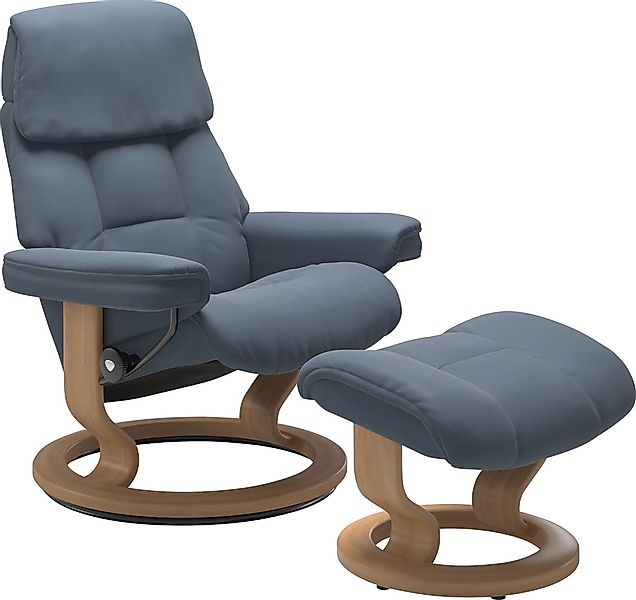 Stressless Relaxsessel "Ruby" Set, mit Classic Base, Größe L, Gestell Eiche günstig online kaufen