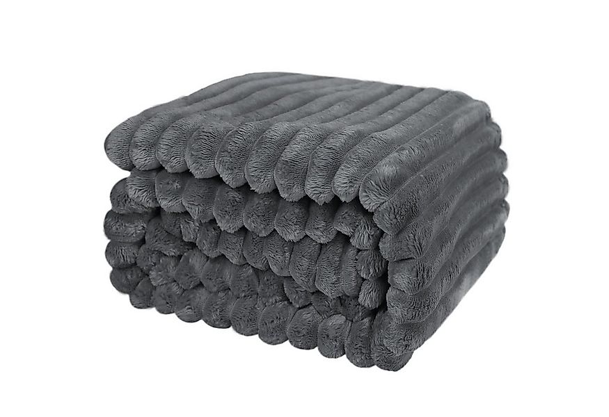 Wohndecke MT08, KEAYOO, Fleecedecke Warm Sofadecke 150x200cm Warm und Weich günstig online kaufen
