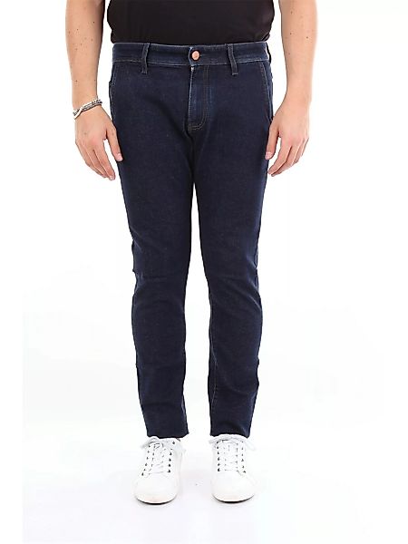 BARBA gerade Herren Dunkle Jeans Baumwolle und Elasthan günstig online kaufen