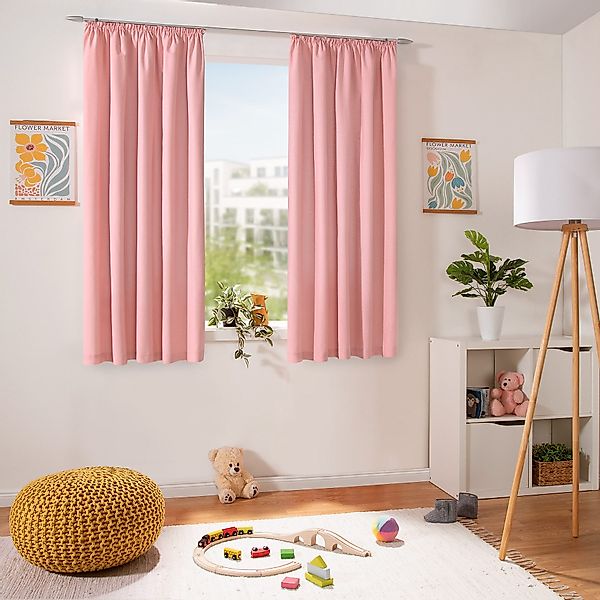 heimtexland Vorhang Dekoschal Baumwolle Fensterdeko Gardine blickdicht (1 S günstig online kaufen