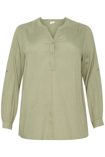 KAFFE Curve Langarmbluse Langarm-Bluse KCmille Große günstig online kaufen