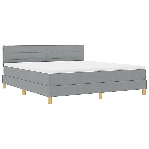 vidaXL Bett LED Boxspringbett mit Matratze günstig online kaufen