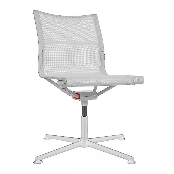 Wagner - D1 Bürostuhl Vierfußgestell - weiß/Dondola® 4D Sitzgelenk/Stoff GX günstig online kaufen