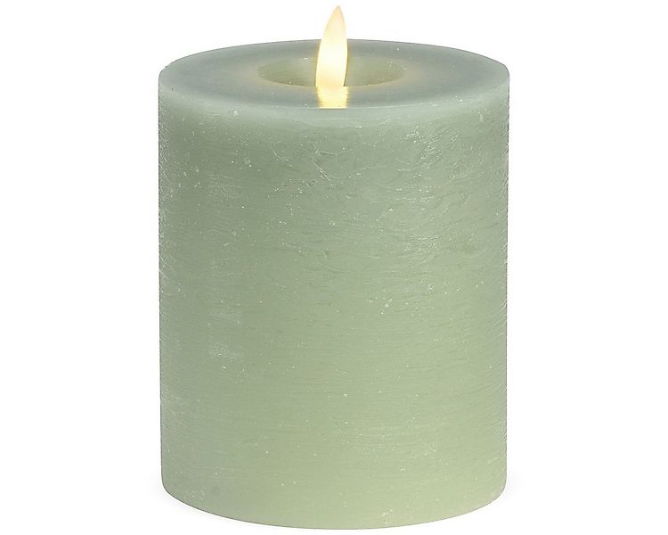 matches21 HOME & HOBBY LED-Kerze LED Stumpen-Kerze Echtwachs-Kerze flackern günstig online kaufen