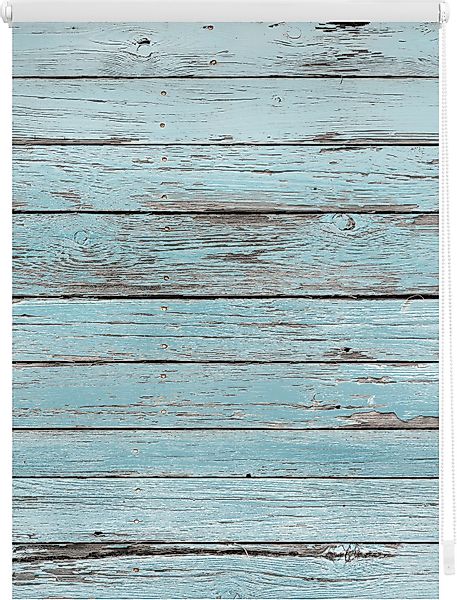 LICHTBLICK ORIGINAL Seitenzugrollo »Klemmfix Motiv Bretter Vintage«, Lichts günstig online kaufen