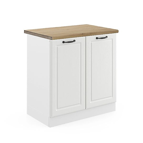 Vicco Spülenunterschrank R-Line Küchenunterschrank für die Spüle Weiß Landh günstig online kaufen