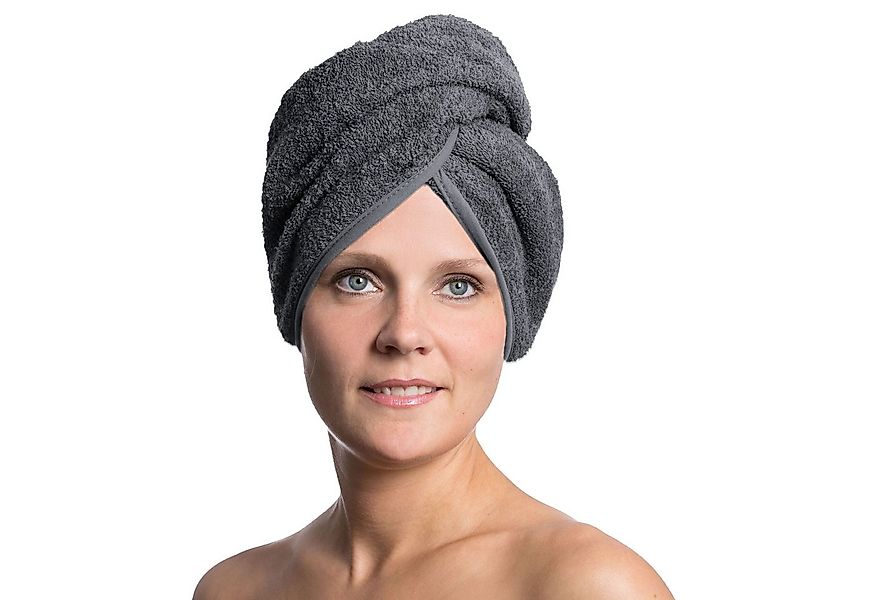 ZOLLNER Turban-Handtuch, Walkfrottier (1-St), 23 x 64 cm, 100% Baumwolle, m günstig online kaufen
