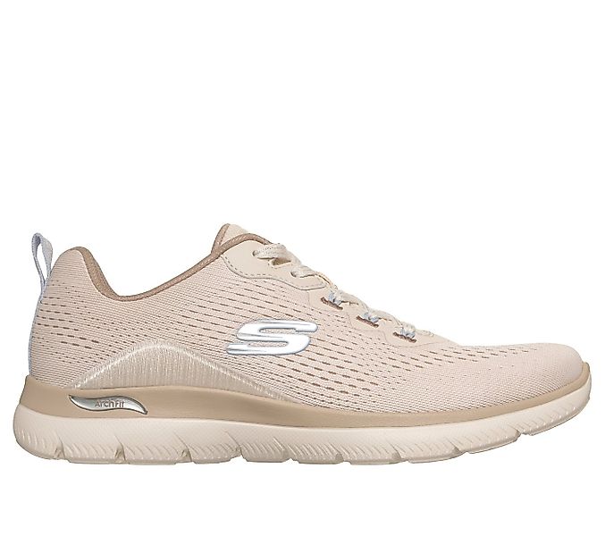 Skechers ARCH FIT ENGINEERED MESH LACE-UP W NATURAL TAUPE Sneaker günstig online kaufen