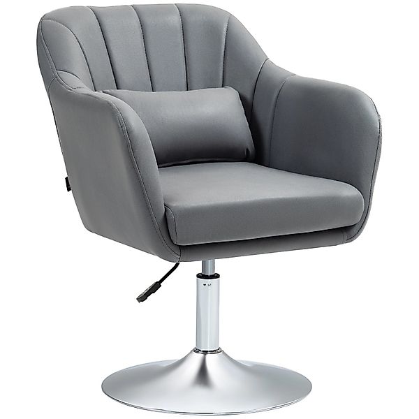 HOMCOM Sessel Loungesessel mit Armlehne Lendenkissen für Schlafzimmer Wohnz günstig online kaufen