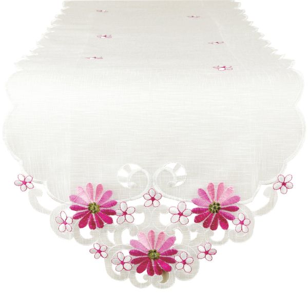 Arsvita Tischläufer bestickt 140x35cm Platzdecke (1-tlg), günstig online kaufen