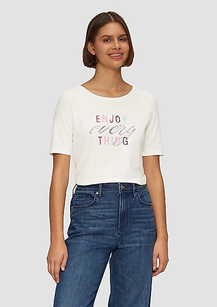 s.Oliver Kurzarmshirt T-Shirt im Slim Fit günstig online kaufen
