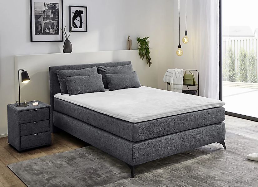 Jockenhöfer Gruppe Boxspringbett "Paulina, inkl. Topper und Kissen, Härtegr günstig online kaufen