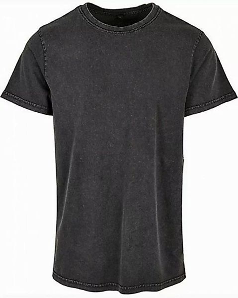 Build Your Brand Rundhalsshirt Acid Washed Round Neck Tee Herren T-Shirt Re günstig online kaufen