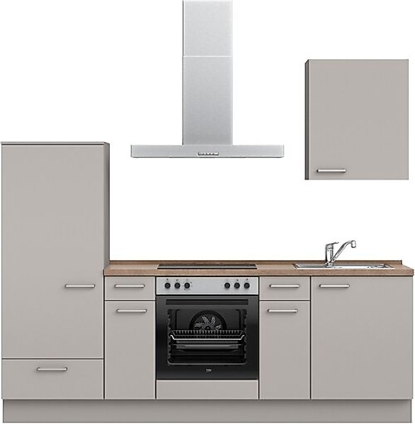 nobilia Küchenzeile ""Touch I"" vormontiert, Ausrichtung wählbar, Breite 24 günstig online kaufen