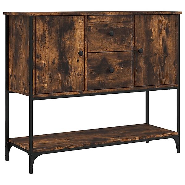 vidaXL Sideboard Sideboard Räuchereiche 100x36x85 cm günstig online kaufen
