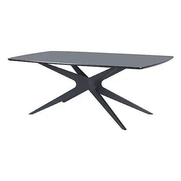 OTTO home Esstisch »Dakona«, Tischplatte mit Holzstruktur, schwarze Metallb günstig online kaufen