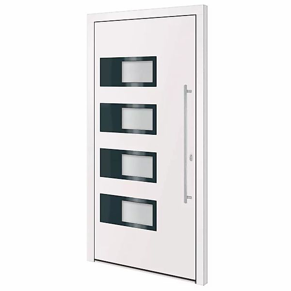 vidaXL Haustür Haustür Weiß 110x210 cm günstig online kaufen