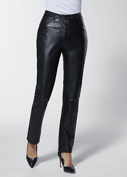 creation L Jerseyhose Lammnappa-Lederhose Innenbeinlänge ca. günstig online kaufen