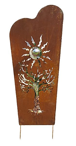 Jürgen Bocker - Gartenambiente Gartenstecker Beetstecker Baum eckig Corten günstig online kaufen