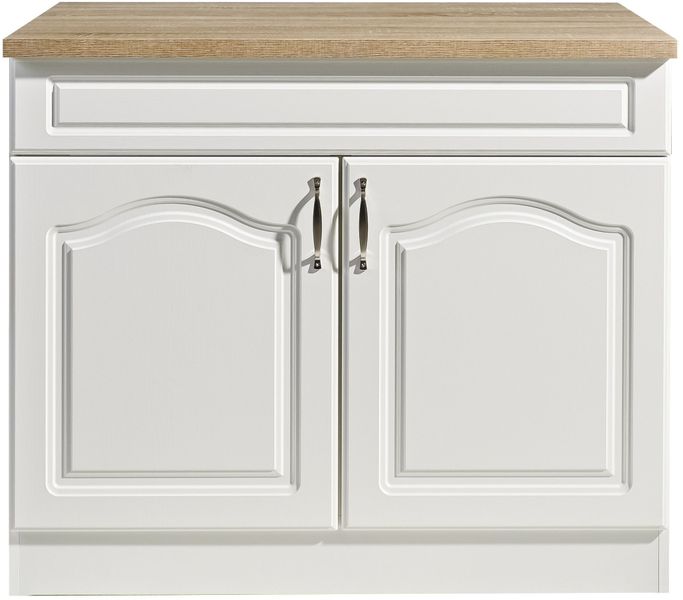 wiho Küchen Spülenschrank "Linz" 100 cm breit, in Landhaus-Optik günstig online kaufen