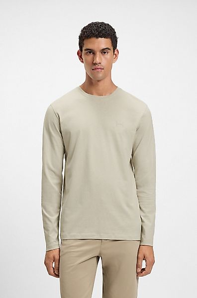BOSS ORANGE Langarmshirt Tacks mit Markenlogo günstig online kaufen