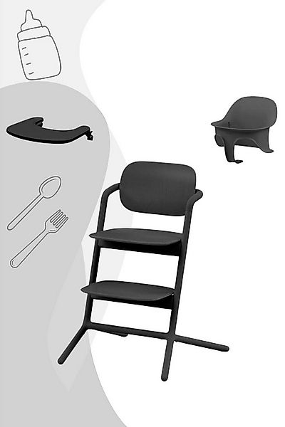 Cybex Hochstuhl Cybex Lemo 2.0 3in1 Hochstuhl Set mit Babyset günstig online kaufen
