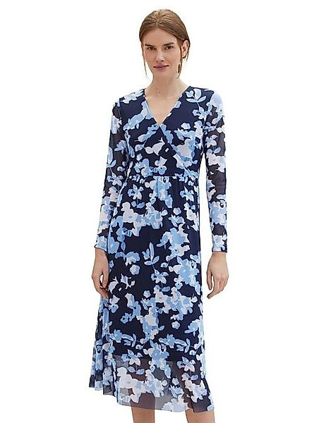 TOM TAILOR Midikleid mit Blumenmuster und günstig online kaufen