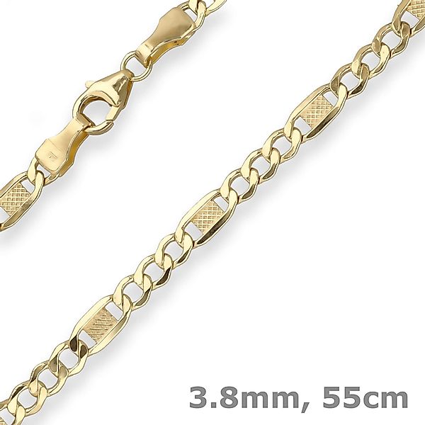 Schmuck Krone Goldkette 3,8mm Fantasiekette aus günstig online kaufen