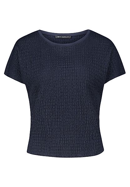 Betty Barclay Kurzarmshirt "Betty Barclay Damen Strukturshirt mit U-Boot-Au günstig online kaufen