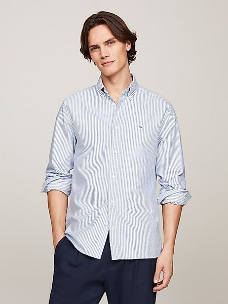 Tommy Hilfiger Langarmhemd HERITAGE OXFORD STRIPE Regular Fit SHIRT günstig online kaufen