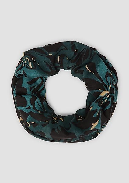 s.Oliver Halstuch Snood mit floralem Artwork günstig online kaufen