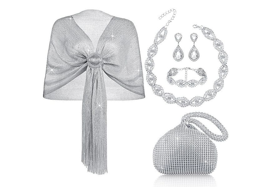 Coonoor Schmuckset Silbernes Ballschmuckset, Damen-Silberschmuck-Set, (5-tl günstig online kaufen