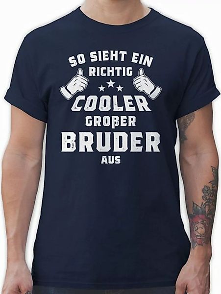 Shirtracer T-Shirt So sieht ein richtig cooler großer Bruder aus Großer Bru günstig online kaufen