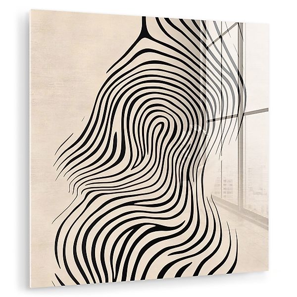 MuchoWow Acrylglasbild Linien - Abstrakt - günstig online kaufen