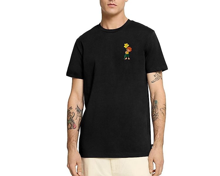 Spreadshirt T-Shirt Pumuckl Design Mit Gelber Blume Männer Premium T-Shirt günstig online kaufen