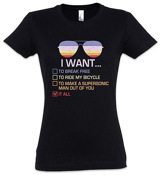 Urban Backwoods Print-Shirt I Want To Break Free Damen T-Shirt Gay Lesbian günstig online kaufen