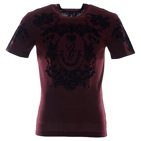 Dolce & Gabbana 737128 Kurzarm Rundhalsausschnitt T-shirt 44 Maroon günstig online kaufen